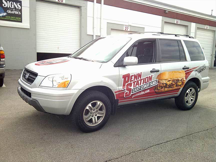 Vehicle decals and lettering in Troy MI