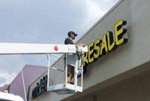 Sign installation, repairs or maintenance in Manchester