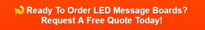 A red banner with white text that says " for led meters, free quotes."