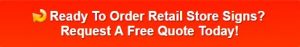 A red banner with the words order retail and free quote.