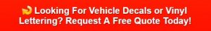 A red banner with white text that says " vehicle request a free trip ".