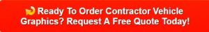A red banner with white text that says " order complete, request a free trial ".